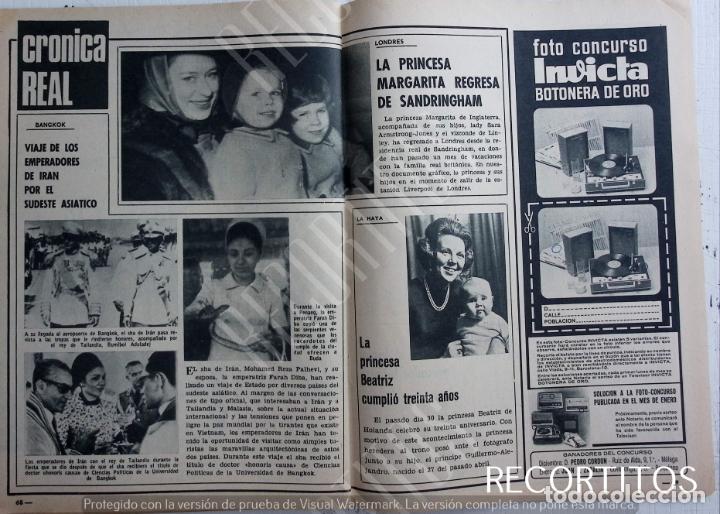 Collectionnisme de Revues et Journaux: MARGARITA DE INGLATERRA LA PRINCESA BEATRIZ DE HOLANDA FARAH DIBA