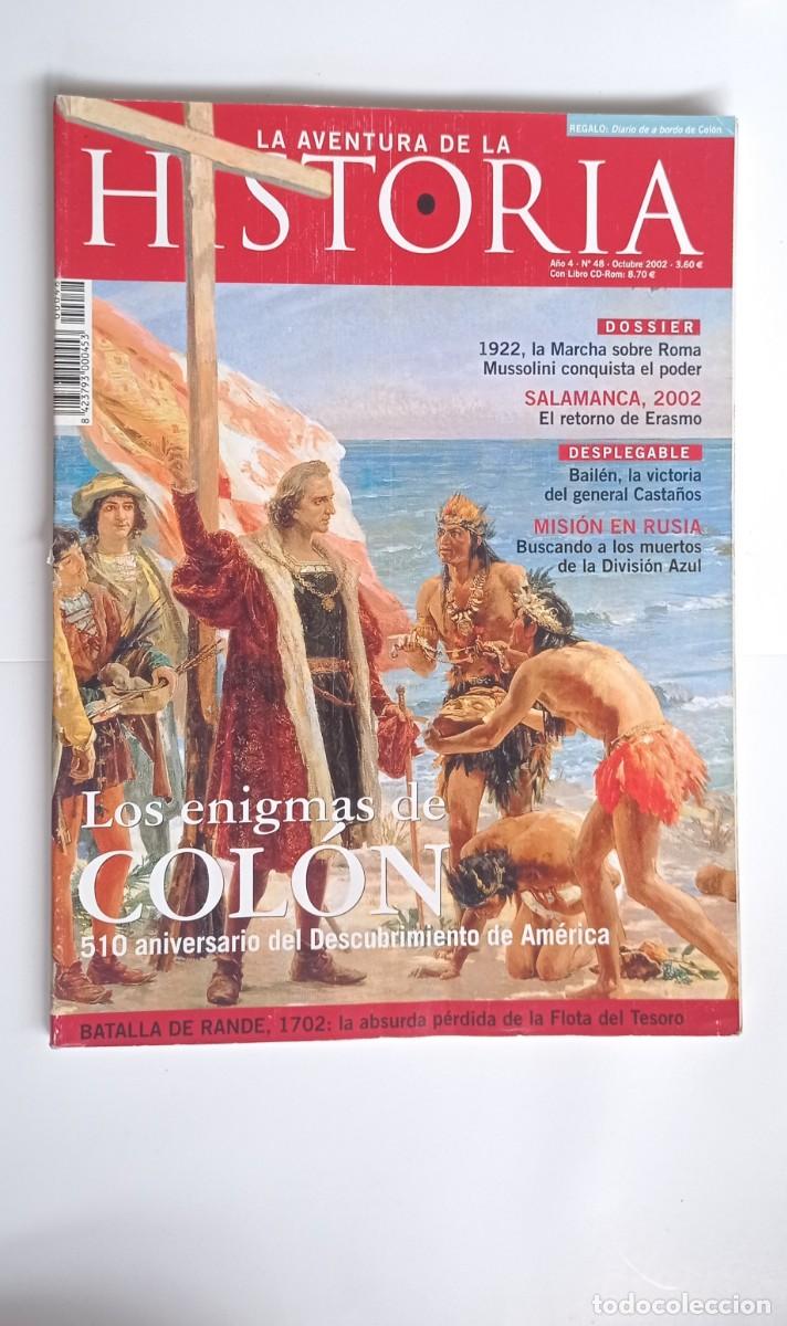 Coleccionismo de Revistas y Peri&oacute;dicos: REVISTA LA AVENTURA DE LA HISTORIA N&ordm;48,CRISTOBAL COLON-TIPO NATIONAL GEOGRAPICH,MUY INTERESANTE.