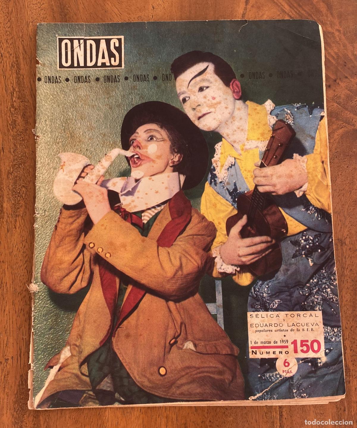 Colecionismo de Revistas e Jornais: Ondas n&ordm; 150. 1 de marzo de 1959