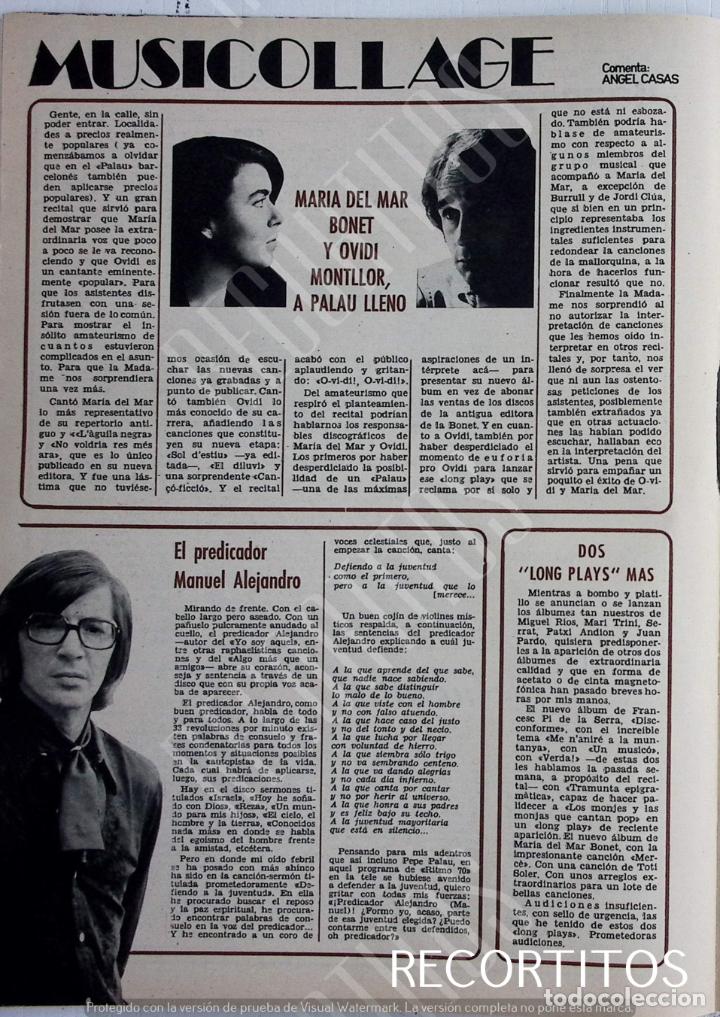 Coleccionismo de Revistas y Peri&oacute;dicos: maria del mar bonet manuel alejandro ovidi montllor