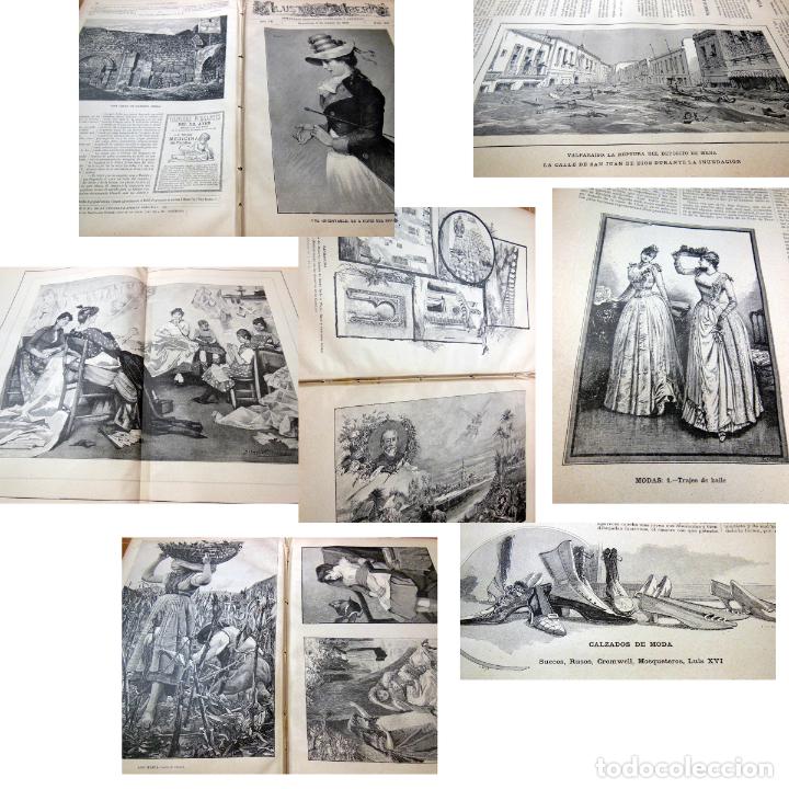 Coleccionismo de Revistas y Peri&oacute;dicos: LA ILUSTRACI&Oacute;N IB&Eacute;RICA. 9 Marzo 1889. El desastre de Valpara&iacute;so; Recuerdos de Tarragona; De Murcia a