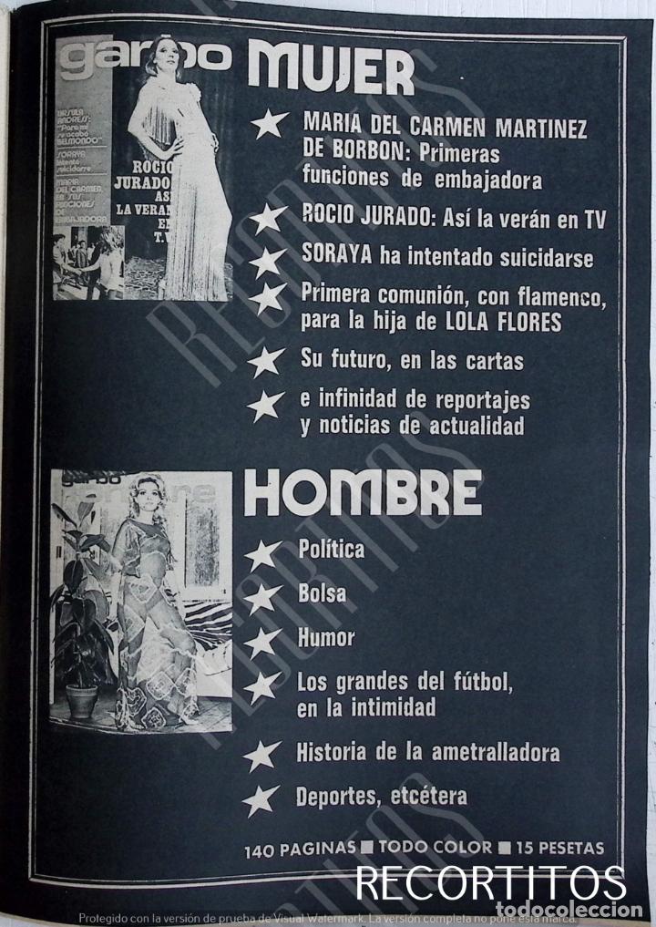 Coleccionismo de Revistas y Peri&oacute;dicos: rocio jurado anuncio garbo