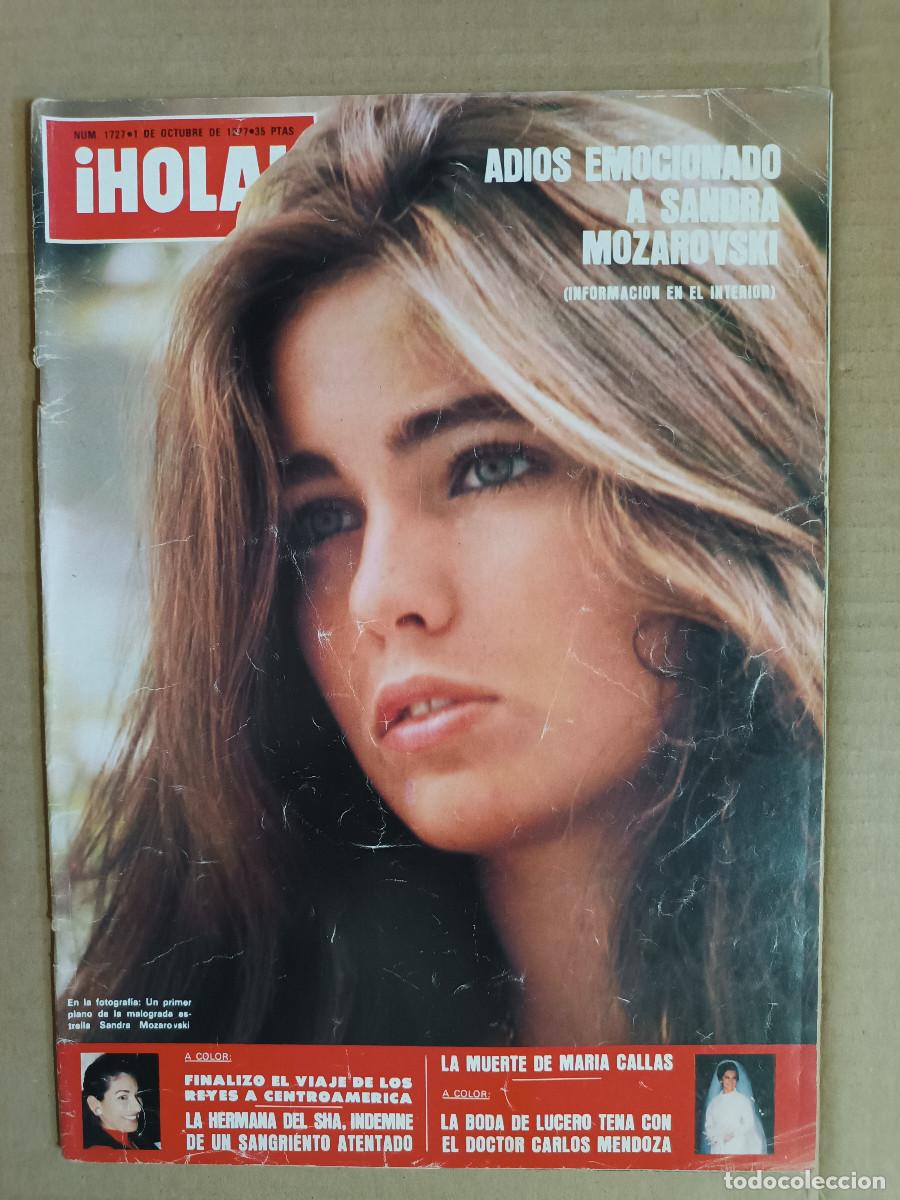Coleccionismo de Revistas y Peri&oacute;dicos: REVISTA HOAL N&ordm; 1727 A&Ntilde;O 1977. ADI&Oacute;S SANDRA MOZAROVSKI.JODIE FOSTER.BODA LUCERO TENA. JULIO IGLESIAS