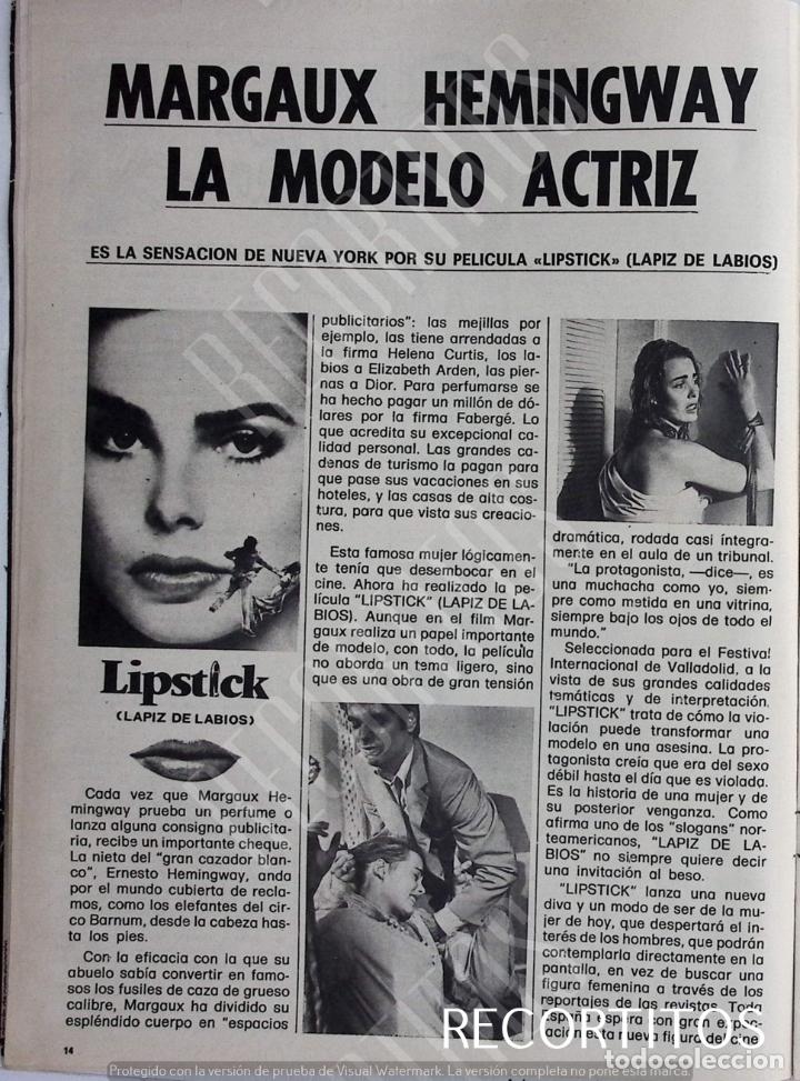 Coleccionismo de Revistas y Peri&oacute;dicos: MARGAUX HEMINGWAY