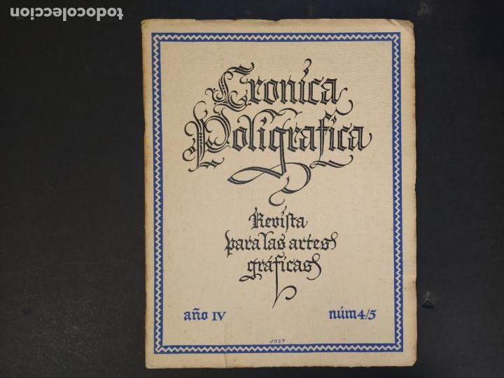 Coleccionismo de Revistas y Peri&oacute;dicos: CRONICA POLIGRAFICA-A&Ntilde;O IV NUMERO 4 Y 5-A&Ntilde;O 1923-REVISTA ANTIGUA-VER FOTOS-(V-24.427)