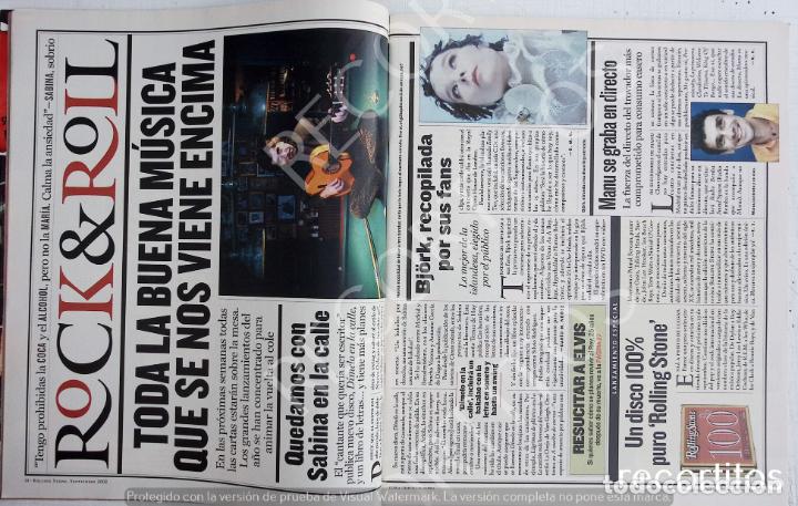 Coleccionismo de Revistas y Peri&oacute;dicos: joaquin sabina bjork manu chao