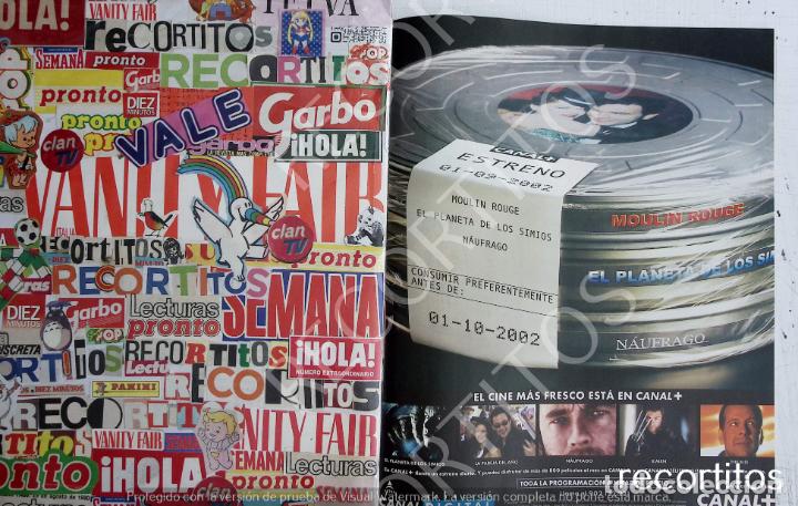 Coleccionismo de Revistas y Peri&oacute;dicos: el planeta de los simios moulin rouge lobezno x men naufrago the kid anuncio publicidad