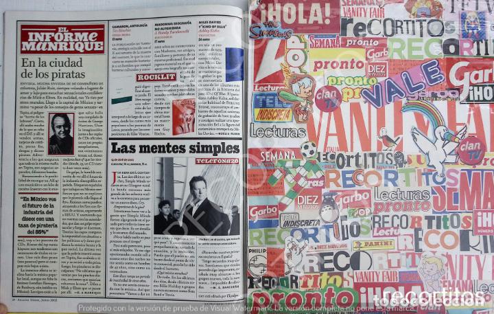 Coleccionismo de Revistas y Peri&oacute;dicos: SIMPLE MINDS JIM KERR MADONNA