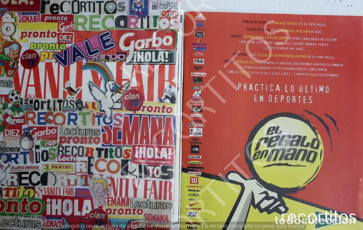 Coleccionismo de revistas y peri&oacute;dicos: ANUNCIO EN PRENSA DEPORTES EN EL CORTE INGLES ADIDAS
