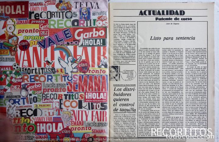 Coleccionismo de revistas y peri&oacute;dicos: BARBARA REY