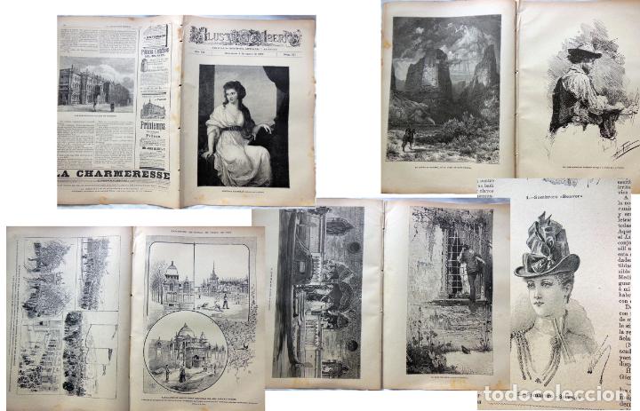 Coleccionismo de Revistas y Peri&oacute;dicos: LA ILUSTRACI&Oacute;N IB&Eacute;RICA. 4 mayo 1889. Escocia. Utha. Las Minas del Rey Salom&oacute;n por H Rider Haggard.