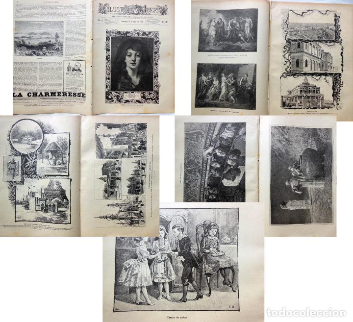 Coleccionismo de Revistas y Peri&oacute;dicos: LA ILUSTRACI&Oacute;N IB&Eacute;RICA. 18 mayo 1889. Buenos Aires. Bombay. Las Minas del Rey Salom&oacute;n por H R Haggar