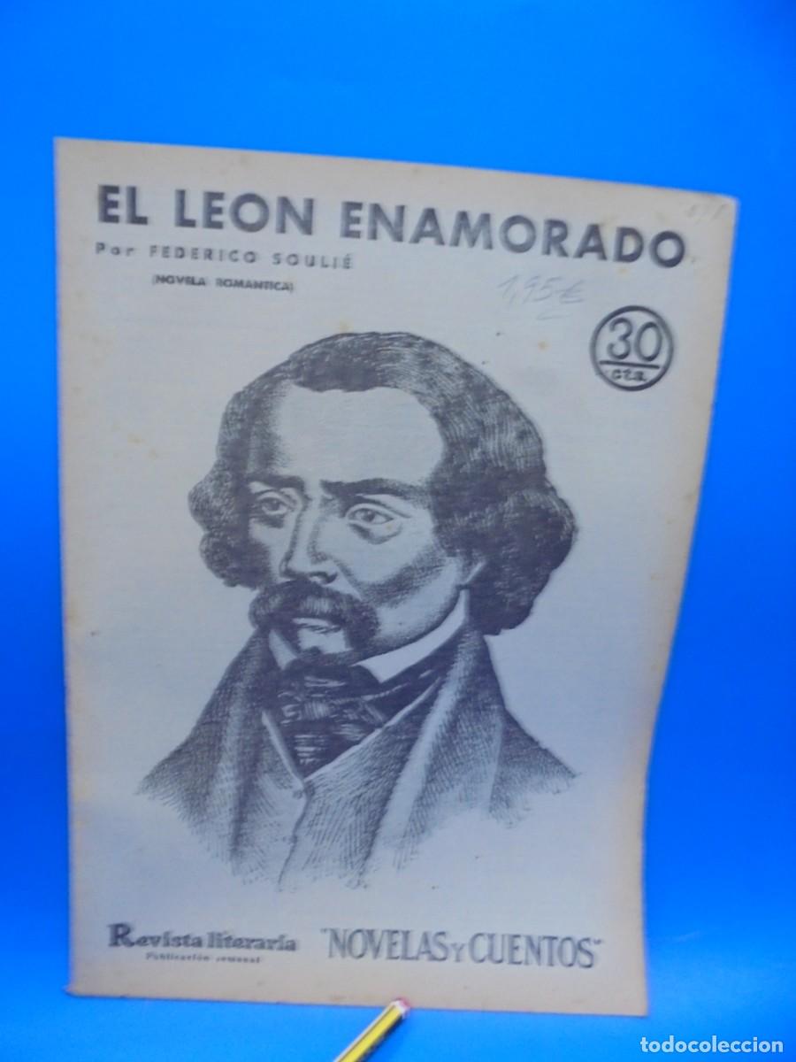 Colecionismo de Revistas e Jornais: REVISTA LITERARIA. NOVELAS Y CUENTOS. EL LEON ENAMORADO. FEDERICO SOULIE. 1934. PAGS: 23.