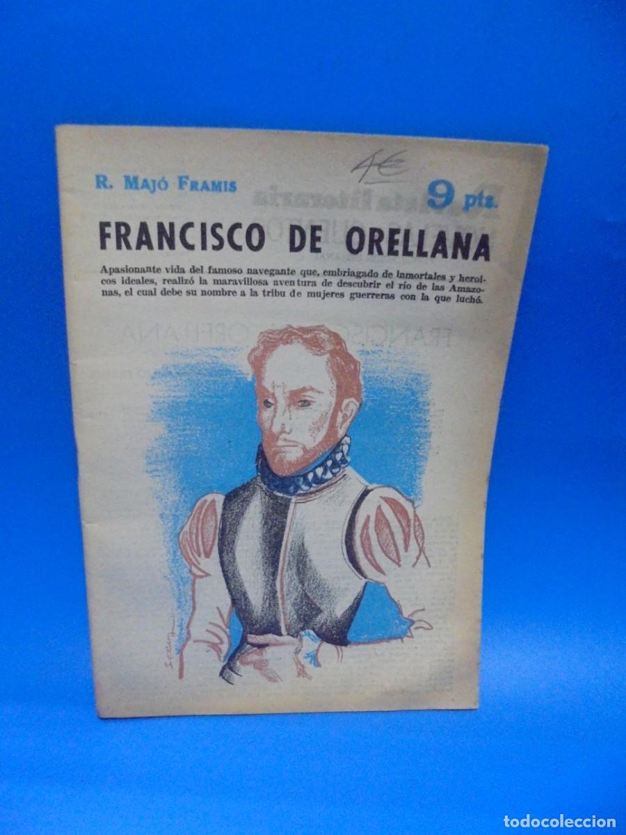 Colecionismo de Revistas e Jornais: REVISTA LITERARIA. NOVELAS Y CUENTOS. FRANCISCO DE ORELLANA. R. MAJO FRAMIS. 1965. PAGS: 57.
