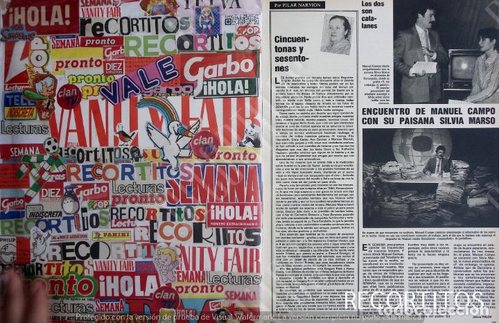 Colecionismo de Revistas e Jornais: silvia marso manuel camp vidal