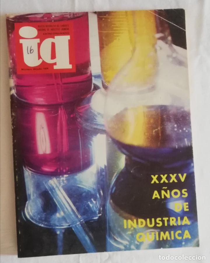 Coleccionismo de revistas y peri&oacute;dicos: ANTIGUA REVISTA / OLD MAGAZINE: IQ, REVISTA DEL SINDICATO NACIONAL DE INDUSTRIAS QU&Iacute;MICAS