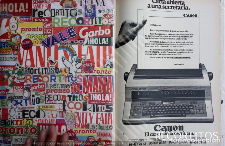 Collectionnisme de Revues et Journaux: CANON MAQUINA DE ESCRIBIR ANUNCIO PUBLICIDAD