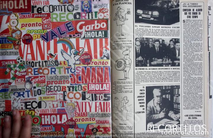 Collectionnisme de Revues et Journaux: EL VIZCONDE DE LINLEY ESTRENA COCHE JAROSLAV SEIFERT PREMIIO NOBEL