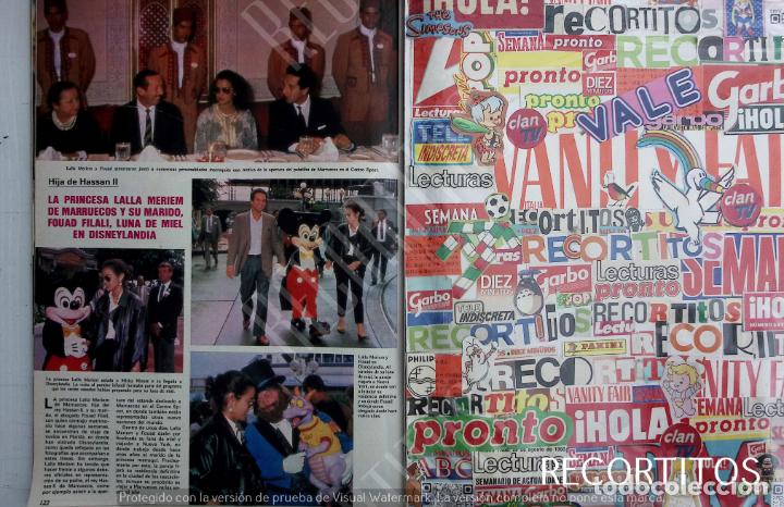 Collectionnisme de Revues et Journaux: ISABEL PANTOJAPRINCESA LALLA MERIEM FOUAD FILALI EN DISNEYLAND