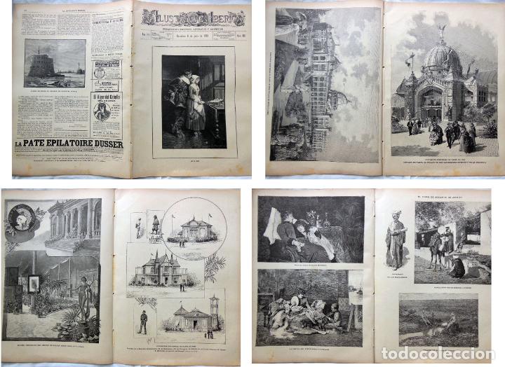 Coleccionismo de Revistas y Peri&oacute;dicos: LA ILUSTRACI&Oacute;N IB&Eacute;RICA. 8 junio 1889. El oasis de Siwah o de Ammon (Egipto) Torre de Pedro el Grande