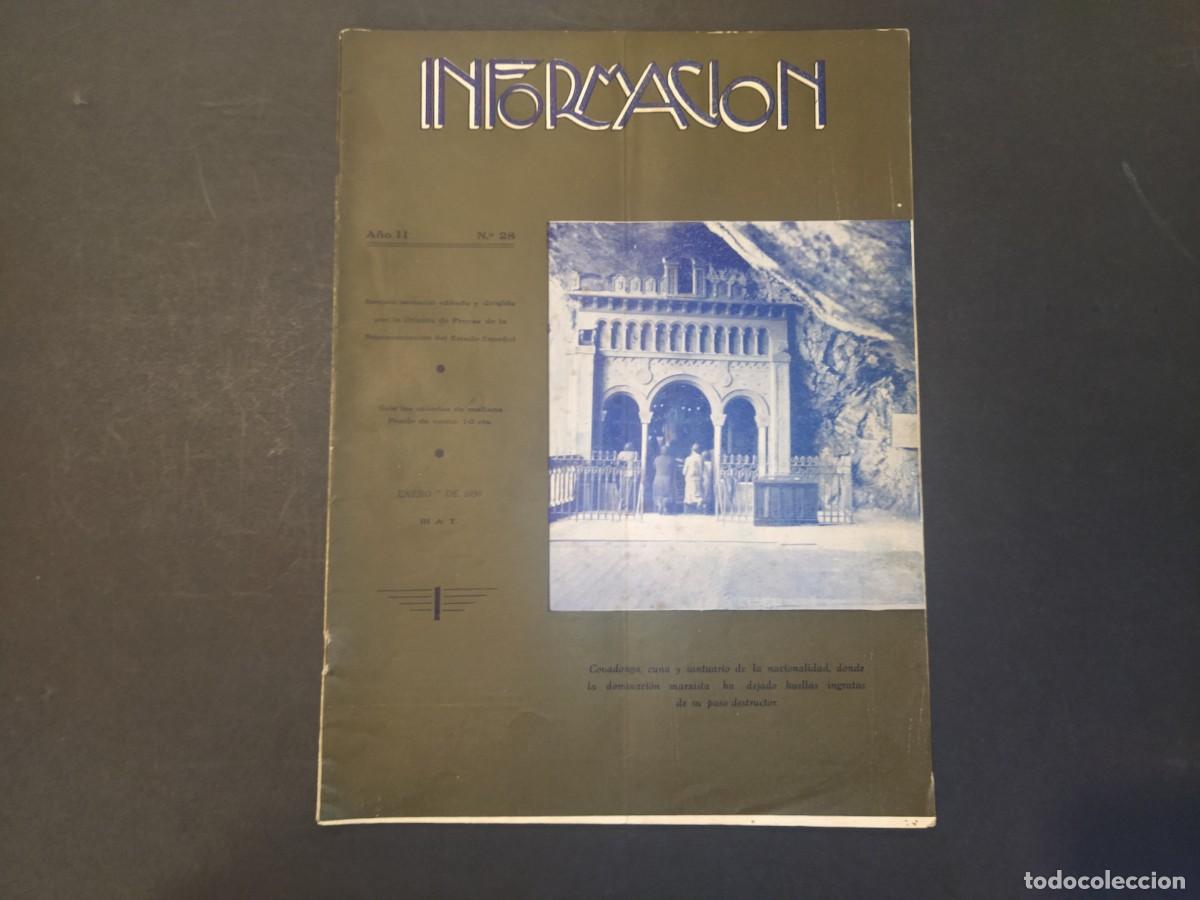 Collection Magazines and Newspapers: GUERRA CIVIL-INFORMACION-NUMERO 28-A&Ntilde;O 1939-REVISTA SOBRE ESPA&Ntilde;A EDITADA EN MONTEVIDEO-(V-24.449)