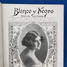 Coleccionismo de Revistas y Periódicos: TOMO1 REVISTA BLANCO Y NEGRO. DE ENERO-ABRIL.AÑO 1922. ARTICULOS E IMAGENES ORIGINALES DE LA EPOCA.