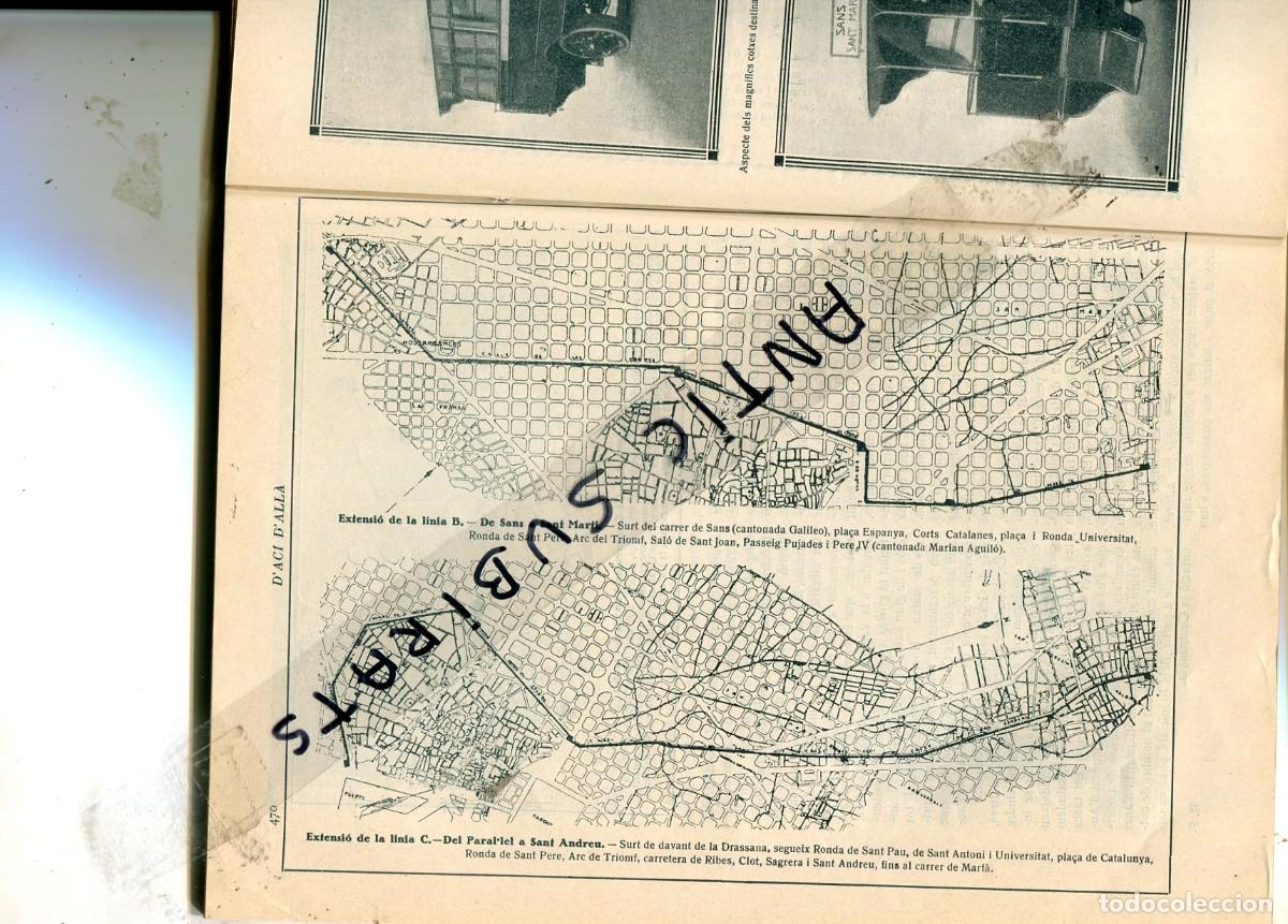 Collezionismo di Riviste e Giornali: REVISTA A&Ntilde;O 1922 MAPAS DE BARCELONA TRAZADO DE LAS LINEAS DE AUTOBUS F.C. BARCELONA NUEVO CAMPO