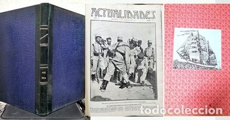 Collection Magazines and Newspapers: REVISTA ILUSTRADA ACTUALIDADES 19 AGOSTO A 29 DICIEMBRE 1909 - N&ordm; 78 AL 98 11 REVISTAS- A-REVIL-0779