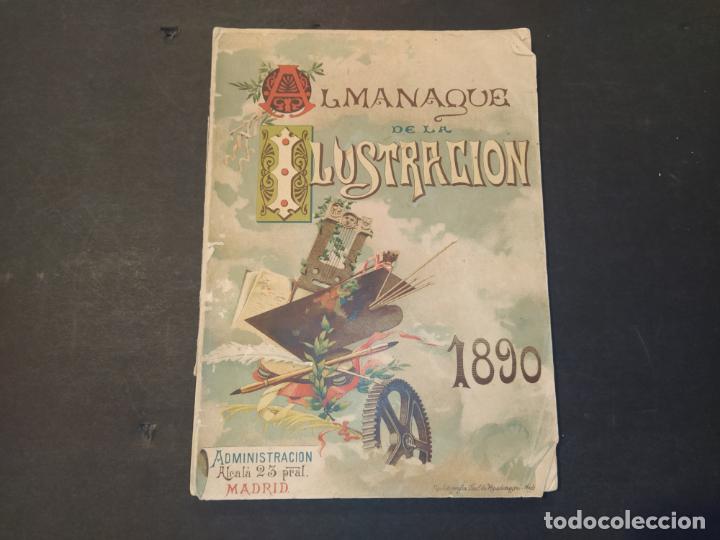 Collection Magazines and Newspapers: ALMANAQUE DE LA ILUSTRACION-A&Ntilde;O 1890-REVISTA ANTIGUA-VER FOTOS-(V-24.472)