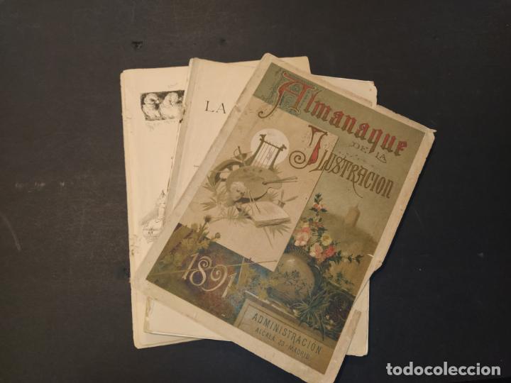 Collection Magazines and Newspapers: ALMANAQUE DE LA ILUSTRACION-A&Ntilde;O 1891-REVISTA ANTIGUA-VER FOTOS-(V-24.476)