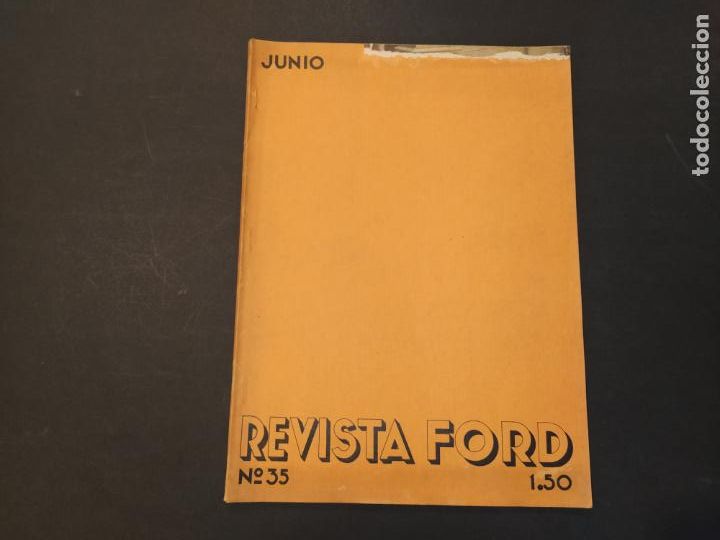 Coleccionismo de Revistas y Peri&oacute;dicos: REVISTA FORD-NUMERO 35-JUNIO 1934-REVISTA ANTIGUA ILUSTRADA-VER FOTOS-(V-24.484)