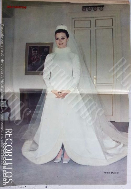 Coleccionismo de Revistas y Peri&oacute;dicos: POSTER BODA DE ROCIO DURCAL LY ANTONIO MORALES JUNIOR