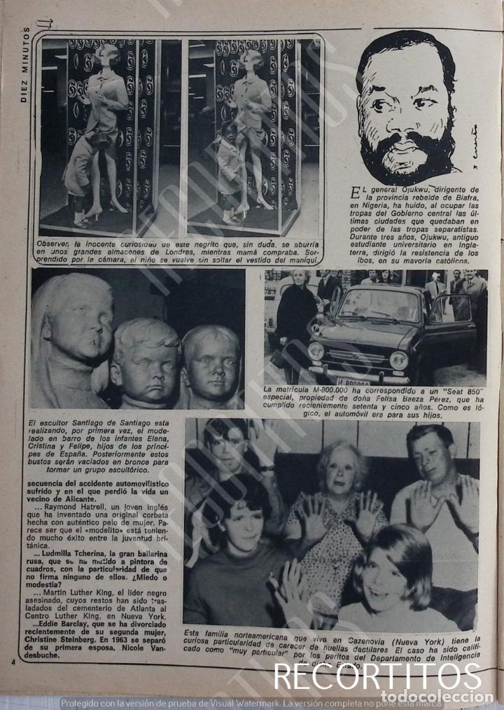 Coleccionismo de revistas y peri&oacute;dicos: GENERAL OJUKWU BIAFRA SEAT 850 SANTIAGO DE SANTIAGO LAS INIFANTAS EL PRINCIPE FELIPE