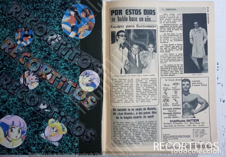 Coleccionismo de Revistas y Peri&oacute;dicos: ARTURO KAPS CARMEN SEVILLA AUGUSTO ALGUERO OMAR SHARIFF MUSCULOS