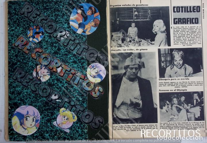 Coleccionismo de Revistas y Peri&oacute;dicos: jacqueline kennedy jackie onassis BERLY CAMARON GIBBONS MARCELLO MASTROIANNI CLAUDE LELOUCH MICHAEL