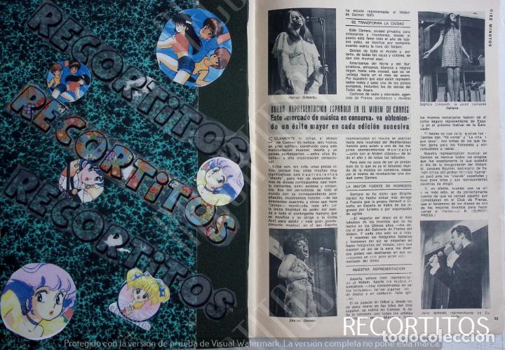 Coleccionismo de Revistas y Peri&oacute;dicos: ASTRUD GILBERTO GIGLIOLA CINQUETTI SHIRLEY BASSEY JULIO IGLESIAS