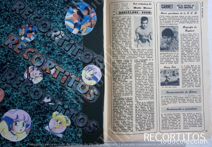 Coleccionismo de revistas y peri&oacute;dicos: BEN ALI BOXEO SEAT 850 COUPE RAPHAEL