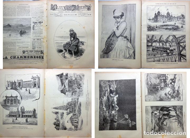 Coleccionismo de Revistas y Peri&oacute;dicos: LA ILUSTRACI&Oacute;N IB&Eacute;RICA. 29 junio 1889. Exposici&oacute;n Universal de Paris de 1889; La isla Santo Domingo