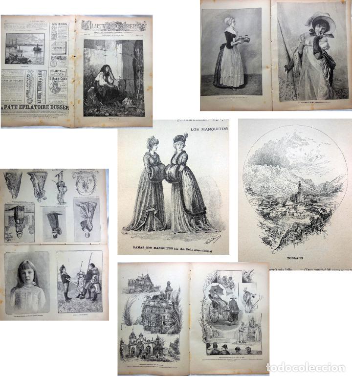 Coleccionismo de Revistas y Peri&oacute;dicos: LA ILUSTRACI&Oacute;N IB&Eacute;RICA. 6 julio 1889. Exposici&oacute;n Universal de Paris de 1889; El Tirol; Portsmouth.