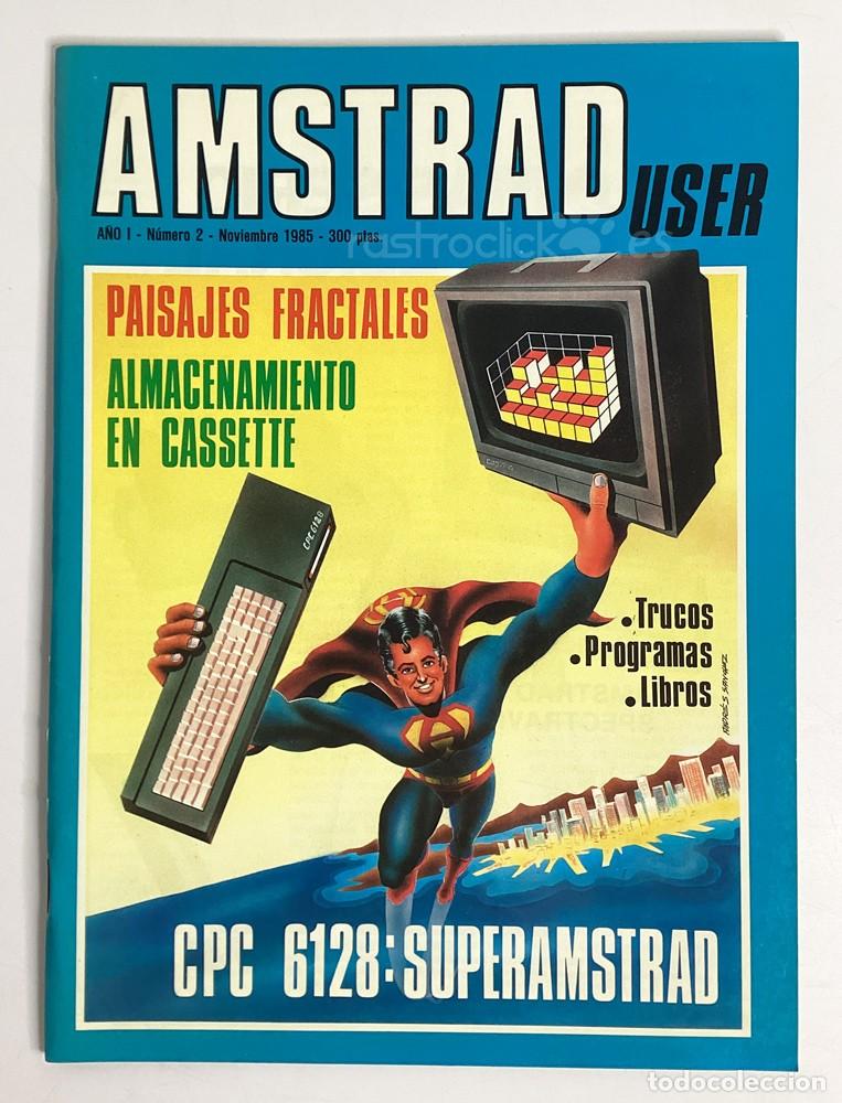 Coleccionismo de Revistas y Peri&oacute;dicos: Revista Amstrad User A&ntilde;o I N&uacute;mero 2 - Noviembre 1985