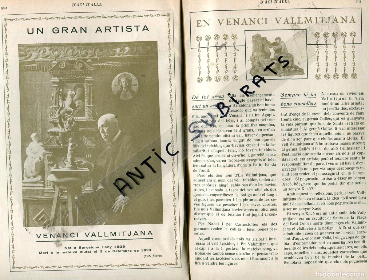 Coleccionismo de Revistas y Peri&oacute;dicos: REVISTA AN 1919 VENANCI VALLMITJANA PESSEBRE FOTOS ANTIGUES LLORET DE MAR TROBALLES TARRAGONA ROMANA
