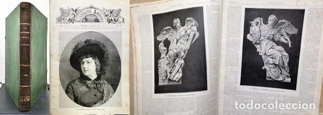 Collection Magazines and Newspapers: LA ILUSTRACION ARTISTICA 1884 - N&ordm; 105 AL 157 (32 REVISTAS EN UN TOMO) - A-REVIL-0783
