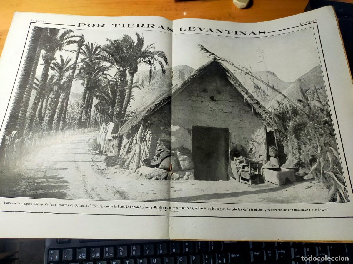 Collection Magazines and Newspapers: REVISTA A&Ntilde;O 1919 ENORME FOTO DE ORIHUELA CON PALMERAS BARRACA FOTOGRAFO HIELSCHER