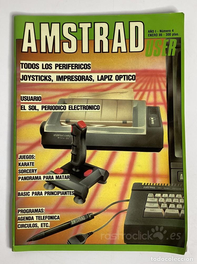 Coleccionismo de Revistas y Peri&oacute;dicos: Revista Amstrad User A&ntilde;o I N&uacute;mero 4 - Enero 1986