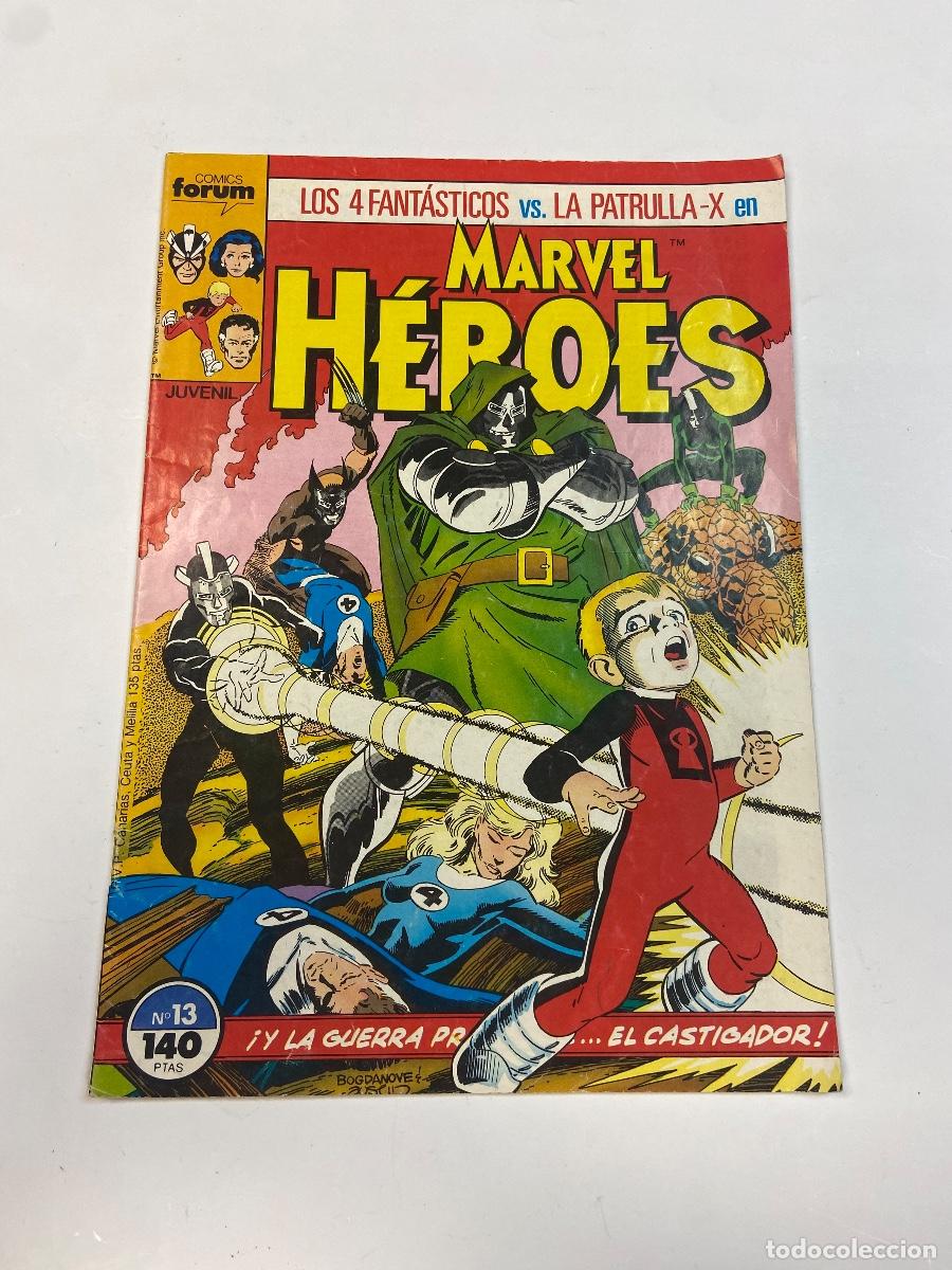 Coleccionismo de Revistas y Peri&oacute;dicos: MARVEL H&Eacute;ROES LOS 4 FANT&Aacute;STICOS VS LA PATRULLA X - N&ordm; 13