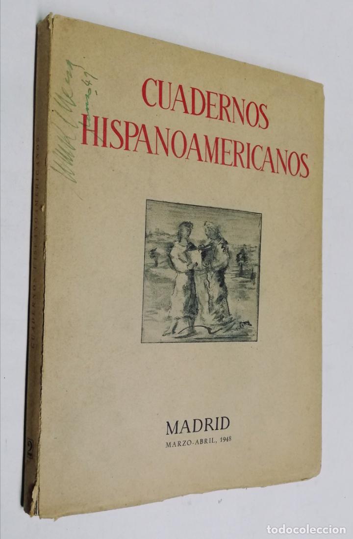 Coleccionismo de revistas y peri&oacute;dicos: ANTIGUA REVISTA / OLD MAGAZINE: CUADERNOS HISPANOAMERICANOS N&ordm;2 MARZO-ABRIL 1948