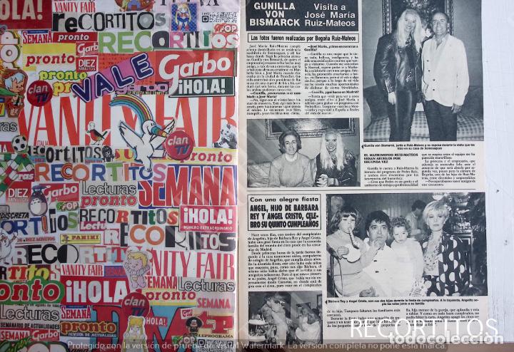 Coleccionismo de revistas y peri&oacute;dicos: GUNILLA VON BISMARCK BARBARA REY ANGEL CRISTO