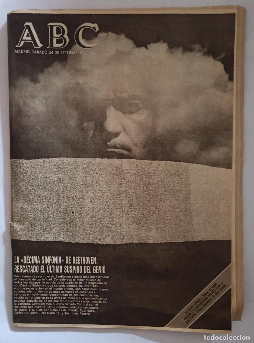Coleccionismo de revistas y peri&oacute;dicos: ABC. Madrid, s&aacute;bado 24 de septiembre de 1988. Pp. 120