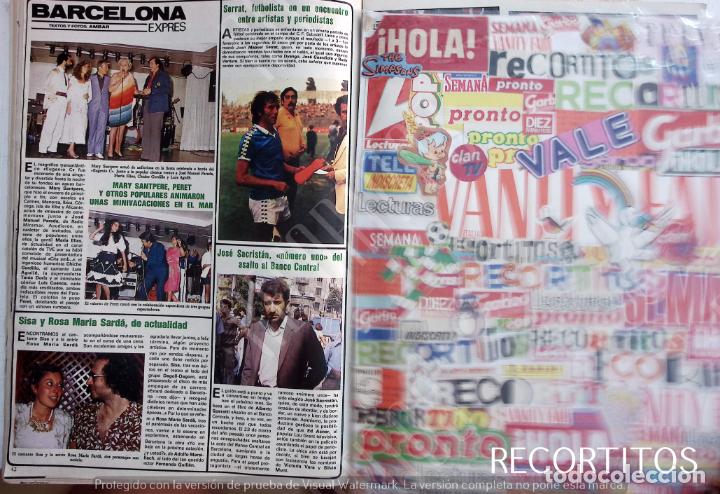 Coleccionismo de Revistas y Peri&oacute;dicos: SERRAT PERET MARY SANTPERE JOSE MANUEL PARADA MARIA ELIAS CHICHO GORDILLO LUIS AGUILE ROSA M SARDA