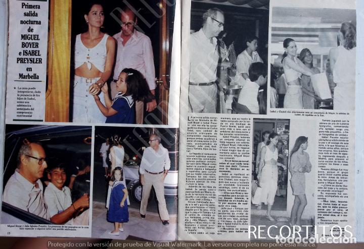 Coleccionismo de Revistas y Peri&oacute;dicos: ISABEL PREYSLER MIGUEL BOYER